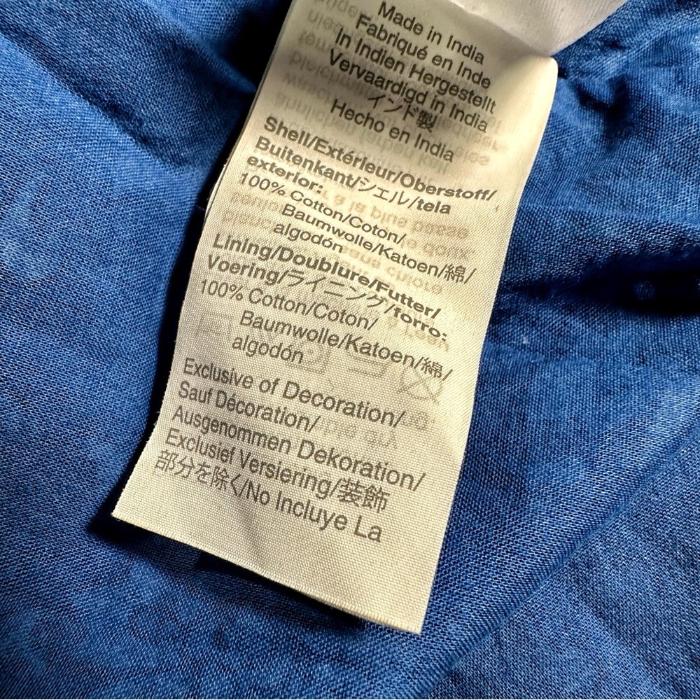 J. Crew ‘Belted Tunic Dress’ in “Night Sky Block Print” for Women Size Medium - Picture 9 of 16